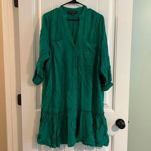 Eloquii Green Dress